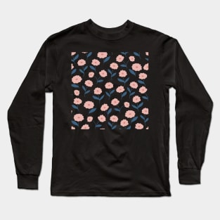 Flowers Pattern Long Sleeve T-Shirt